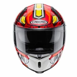 Cheapest ⌛ Plastic Caberg Avalon Giga Helmet White Red Yellow ⭐ -Cellularline shop caberg avalon giga rosso 3