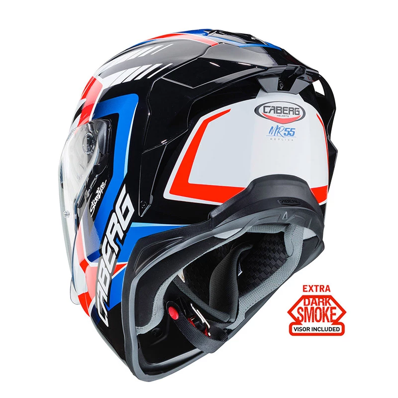 Promo ๐ Fiber Caberg Drift Evo Mr55 Helmet White Red Blue ๐ 5 Promo ๐ Fiber Caberg Drift Evo Mr55 Helmet White Red Blue ๐ - Image 3