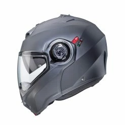 Buy 👏 Plastic Caberg Duke Evo Modular Helmet Gun Metallic Matt 😍 -Cellularline shop caberg duke evo helmet grigio 3