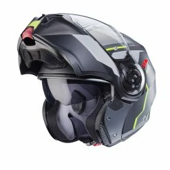 Brand new ๐ Plastic Caberg Duke Evo Move Modular Helmet Black Yellow โญ