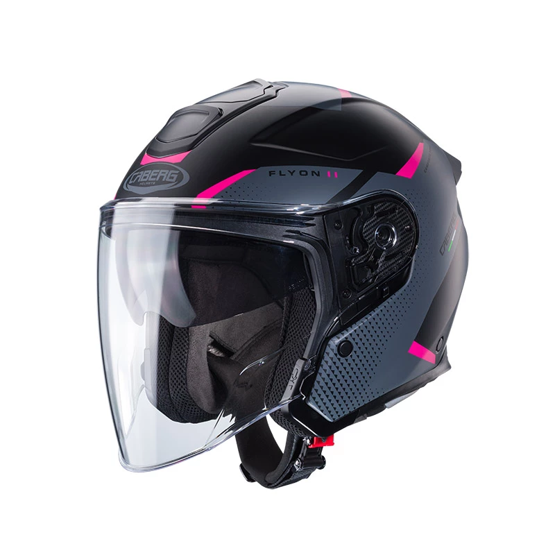 Best deal π― Fiber Caberg Flyon 2 Boss Helmet Grey Fuchsia π 3 Best deal π― Fiber Caberg Flyon 2 Boss Helmet Grey Fuchsia π