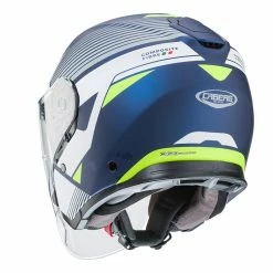 Discount 👏 Fiber Caberg Flyon Rio Helmet Blue Matt White Yellow 🛒 -Cellularline shop caberg flyon rio blugiallo 3