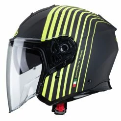 New ✨ Fiber Caberg Flyon Bakari Helmet Black Fluo Yellow ⭐ -Cellularline shop caberg flyonbakari giallo 2