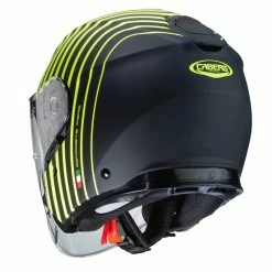 New ✨ Fiber Caberg Flyon Bakari Helmet Black Fluo Yellow ⭐ -Cellularline shop caberg flyonbakari giallo 3