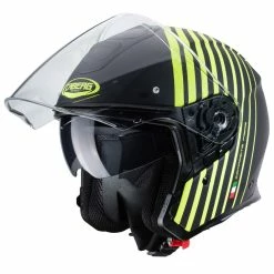 New ✨ Fiber Caberg Flyon Bakari Helmet Black Fluo Yellow ⭐ -Cellularline shop caberg flyonbakari giallo 4