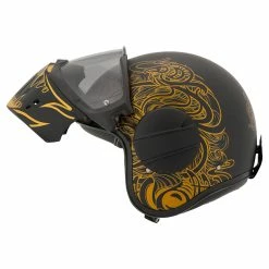 Cheap 🎉 Fiber Caberg Ghost Maori Helmet Black Gold 🧨 -Cellularline shop caberg ghostmaiori oro 1