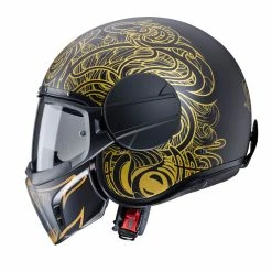 Cheap 🎉 Fiber Caberg Ghost Maori Helmet Black Gold 🧨 -Cellularline shop caberg ghostmaiori oro 2