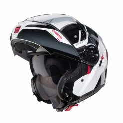 Wholesale 🎁 Fiber Caberg Levo X Manta Modular Helmet White Red ⭐