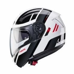 Wholesale 🎁 Fiber Caberg Levo X Manta Modular Helmet White Red ⭐ -Cellularline shop caberg levox manta biancorosso 3