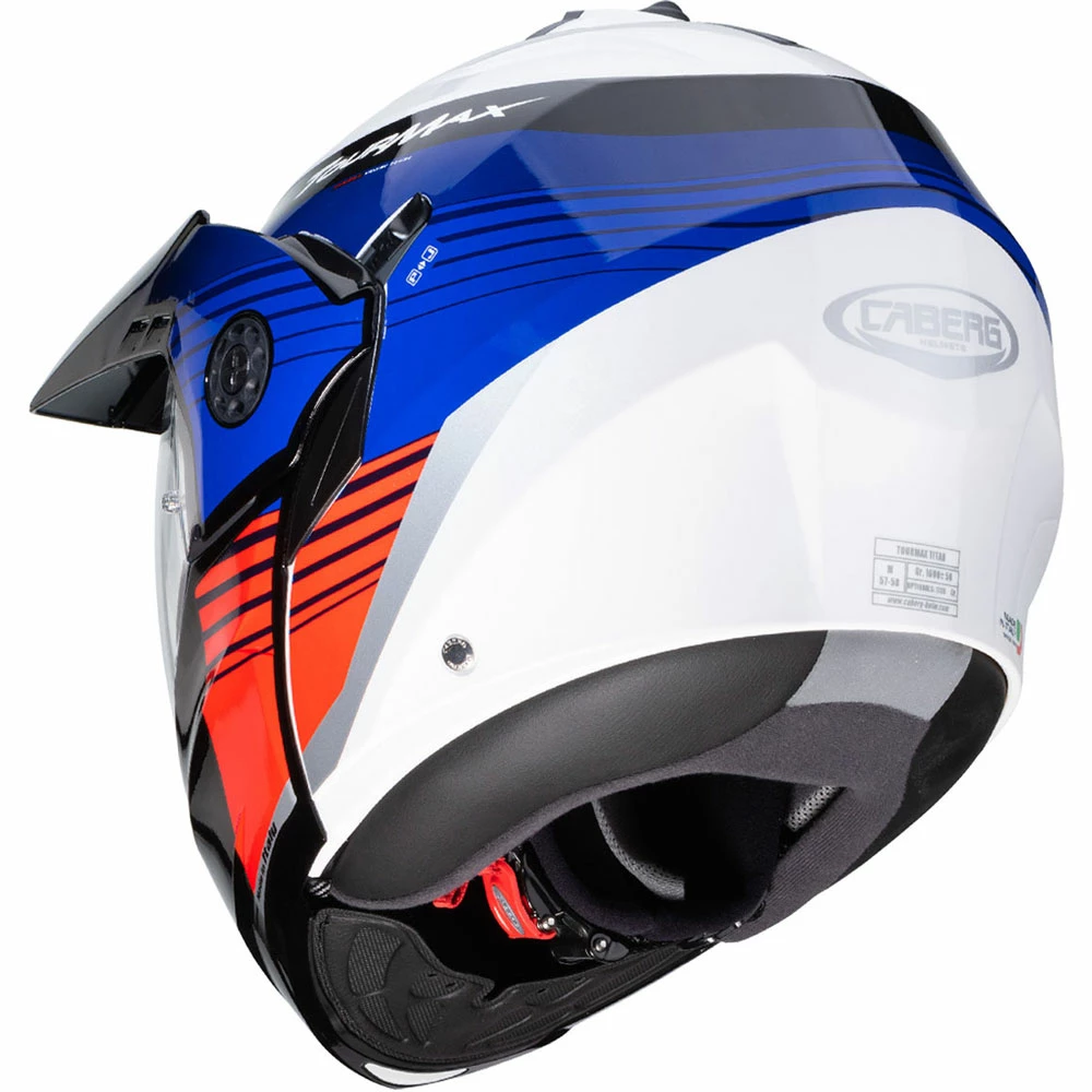 Deals ๐ Plastic Caberg Tourmax Titan Modular Helmet Blue Red ๐ 5 Deals ๐ Plastic Caberg Tourmax Titan Modular Helmet Blue Red ๐ - Image 3